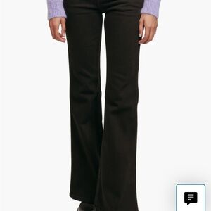 Pramo Buckle Detail Flare Leg Jeans